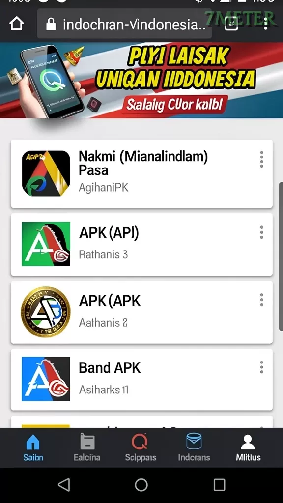 Cuplikan layar JOS77 — pengaturan akun