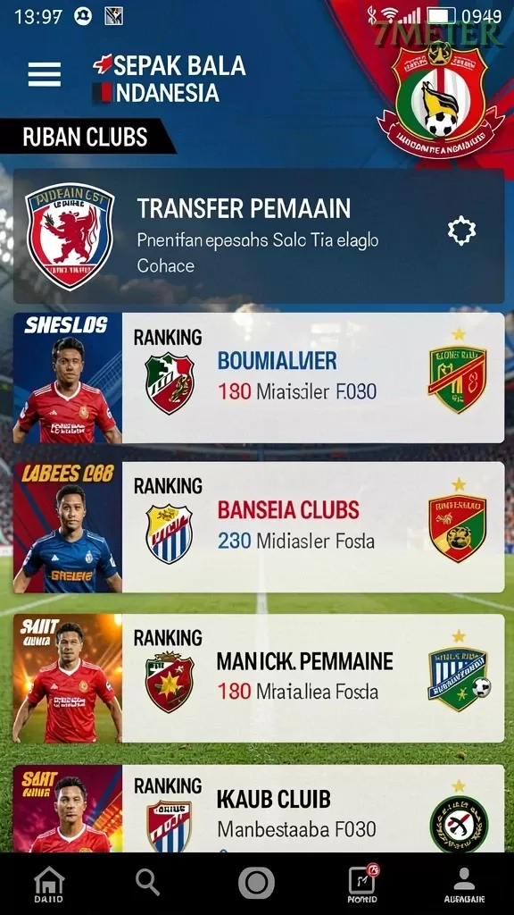 Cuplikan layar TEXAS88 — menu navigasi